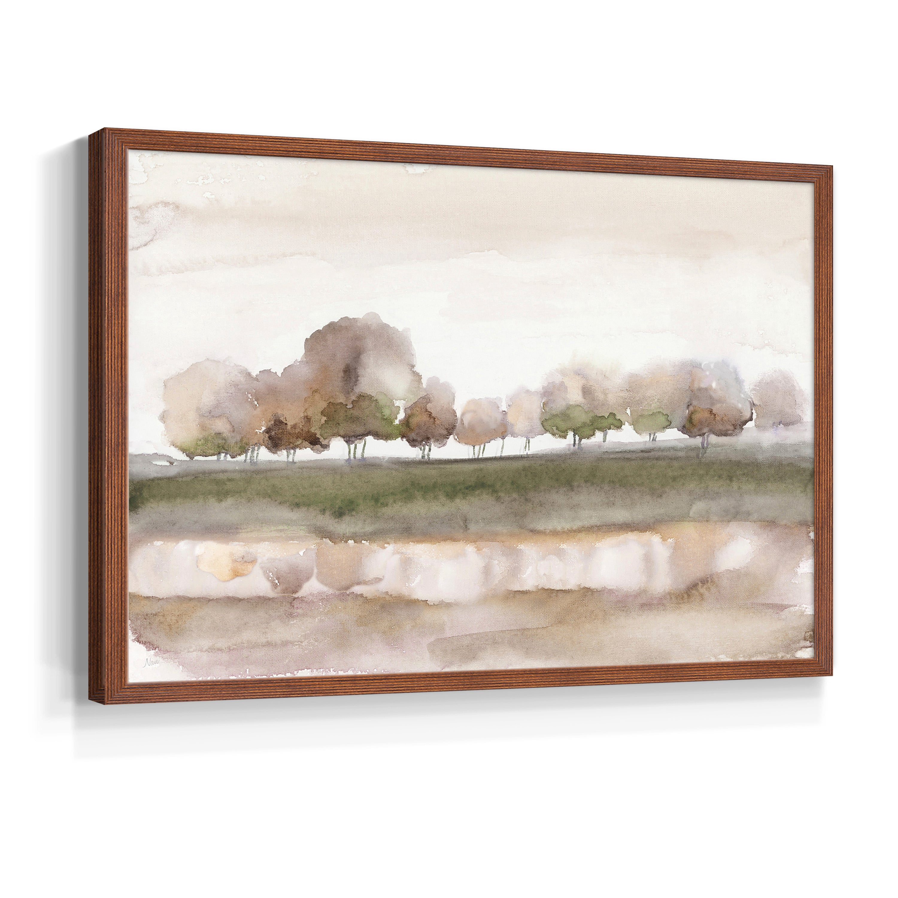 Soft Welcome Spring by Nan - Restickable Framed Giclée Print