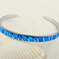 thumbnail image 2 of Maytalsory Wide Applicable Occasions Delicate And Exquisite Pink Fire Opals Stone Open Blue, 2 of 6