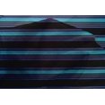 thumbnail image 4 of oneOone Cotton Silk Fabric Waves & Geometric Stripe Printed Fabric 1 Yard 42 Inches Wide, 4 of 4