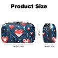 thumbnail image 5 of Valentine's Day Electronic Organizer Travel Case, Oxford Fabric Waterproof PC Case Cable Organizer Cord and Cable Organizer Electronic Travel Case Organizer, 5.9x9.44x3.14 in, 5 of 6