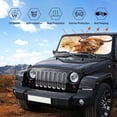 thumbnail image 6 of Bingfone Yak Car Windshield Sun Shade Protector Keep Your Vehicle Cool Sun Shield Visor Cover Foldable For Car Truck Suv-Medium, 6 of 9