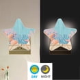 thumbnail image 4 of Star Night Light Auto On/Off Plug-in Wall Light with Light Sensor Warm White LED for Home Party Colorful Starfish and Seashells, 4 of 6