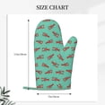 thumbnail image 2 of Junzan Cartoon Lobsters 4 for Oven Mitts 2 Piece Set,BBQ Gloves Grilling Gloves Heat Resistant Oven Gloves Kitchen Silicone Oven Mitts for Barbecue/Cooking/Baking, 2 of 6