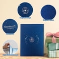 thumbnail image 3 of Libro de visitas de graduación 2025, azul, clase 2025, decoración de fiesta, 3 of 7