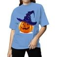 thumbnail image 2 of Realistic Halloween Pumpkin Art T-Shirt Women, 2 of 3