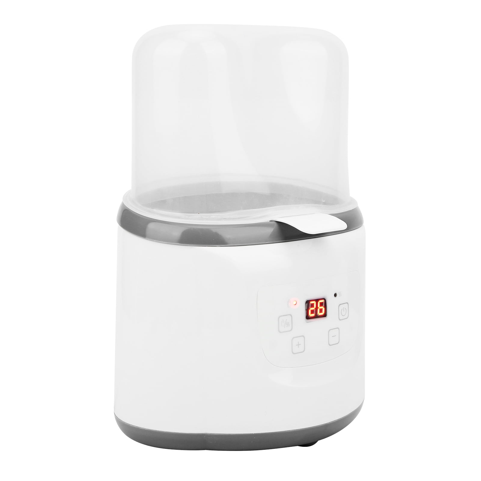 Electric Baby Bottle Warmer Fast Breast Milk Heater and Food Steam Sterilizer Dual Bottle Smart Temperature Control Auto Shut Off White 19.00 in x 19.00 in