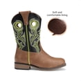 thumbnail image 4 of DREAM PAIRS Kids' Western Cowboy Boots Classic Embroidered Cowgirl Boots for Toddlers/Little Kids Durable Non-Slip Western Boots with Convenient Pull Tabs, 4 of 6