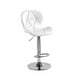 thumbnail image 1 of SET DE 2 BANCOS PARA BARRA CON RESPALDO ALTO COLOR BLANCO, 1 of 7