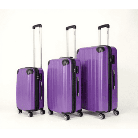 3-Piece Expandable Spinner Luggage Set – 20″, 26″ & 30″