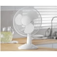 thumbnail image 3 of Ventilador Mainstays de mesa oscilante de 3 velocidades 12 " Pulgadas Modelo FT30-8MBW blanco Mainstays Mainstays FT30-8MBW, 3 of 4