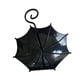 thumbnail image 2 of Comedero para pájaros con forma de paraguas: decorativo, versátil, práctico, creativo y elegante. Comedero colgante para exteriores, ideal para jardín Negro, 2 of 8