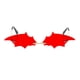 thumbnail image 1 of Qarigey Gafas de sol Gafas unisex interesantes Estilo novedoso Suministro de maquillaje Rojo Cadenas y cordones para anteojos Rojo, 1 of 6