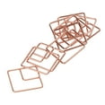 thumbnail image 3 of Funny Planner Clips,  Anti Rust 100Pcs Gold Paper Clips  For Home Quadrilateral, 3 of 8