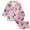 Pink, variant on AWZXDE Boys Print Comfortable Pajamas Loungewear For Kids Soft Two Piece Outfit Pink,4-5 Years