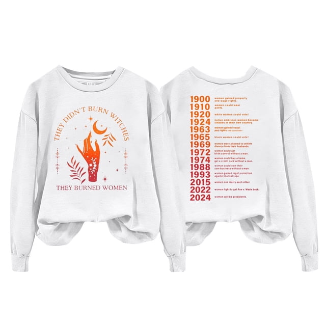 HNMKIU Longues Chemise à Manches pour Femmes Chandail à Capuche Imprimé Lettre Col Rond pour Automne & Hiver