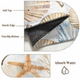 thumbnail image 6 of Round Rugs 3Ft, Brown Blue Beach Coastal Round Area Rug Washable Indoor Throw Carpet, Nautical Summer Starfish Coral Small Non Slip Circle Rug for Bedroom Living Room Home Decor Aesthetic, 6 of 8
