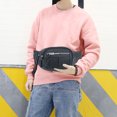 thumbnail image 2 of Bolsos de hombro de pecho de cintura grande multicapa de tela Oxford para hombres de moda (negro) Likrtyny Para estrenar, 2 of 9