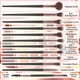 thumbnail image 4 of Brochas Makeup Set Fibras Naturales Para Ojos Levamdar CZMR-HQ26, 4 of 7
