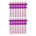 thumbnail image 2 of Ludlz 20Pcs Mermaid Tailing Straws Party Paper Eco-Friendly Safe Straws for Mermaid Theme Parties Accessories, 2 of 7
