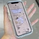 thumbnail image 3 of Para iPhone 15 Pro Max 12 11 13 14 SE XR XS XSMAX X 6 7 8 Plus Medio Transparente A Prueba De Golpes Armadura Brillante Liso Funda Para Teléfono, 3 of 4