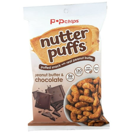 (12 pack) (12 Pack) Popchips - Puffs Peanut Butter Chocolate , 4 Oz