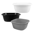 thumbnail image 1 of ELAYARD 3pcs Plastic Washing Basin Small Dish Pans For Kitchen Sink Use, 1 of 8