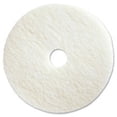 thumbnail image 1 of Genuine Joe GJO90518 Polishing Floor Pad- White - 5 Per Carton - 18 in., 1 of 1