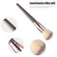 thumbnail image 4 of 10 Pcs Makeup Brush Set Contour Concealer Blush Plastic Metal Handle Champagne Brown Rose Gold Tone, 4 of 7