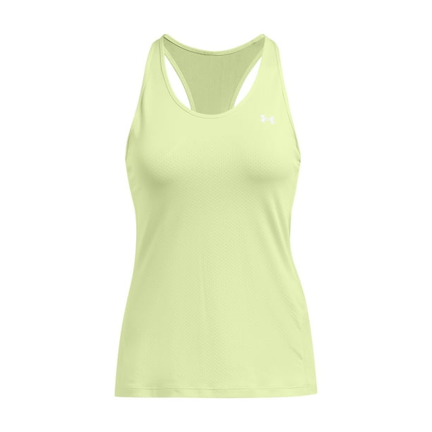 Camiseta sin mangas Under Armour HeatGear Armour Racer para mujer Verde M