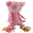 thumbnail image 1 of Dog Squeaky Toy Animal: Cotton Rope Puppy Teething Toy Dog Chew Toy for Biting, 1 of 10