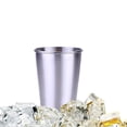 thumbnail image 2 of Reusable Drinking Glasses,17 oz Stainless Steel Water Cups,Metal Unbreakable Tumblers Heavy Duty,Tumbler Cups,Shatterproof Drinking Cups for Coffee Beer Wine,Dishwasher Safe(4.9x3.5")(Blue1), 2 of 4