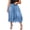 Blue 01, variant on Capri Pants for Women Elastic Smocked High Waist Capri Jeans, Baggy Balloon 7/8 Length Cropped Pants, Elastic Cuffed Hem Denim Culottes With Side Pockets Jeans for Women