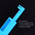 thumbnail image 3 of 3 Pieces Sewing Needle Inserter Automatic Needle Threader Needle Threading Tool for Sewing Machine (Blue and White), 3 of 6