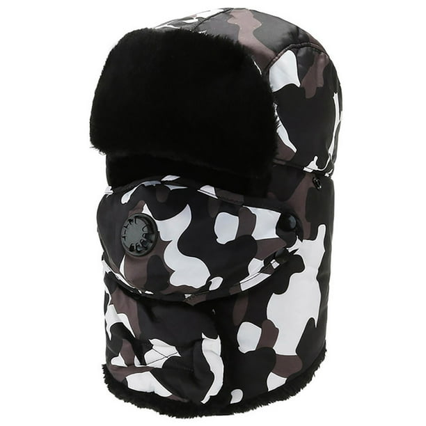 Cagoule Enfant, Doublée Coton Polaire Thermique Chapeau Bonnet Tricoté  Fille Bébé Rose Chapeau Cagoule Bonnet Garçon Hiver Chaud Casquette  Chapeaux