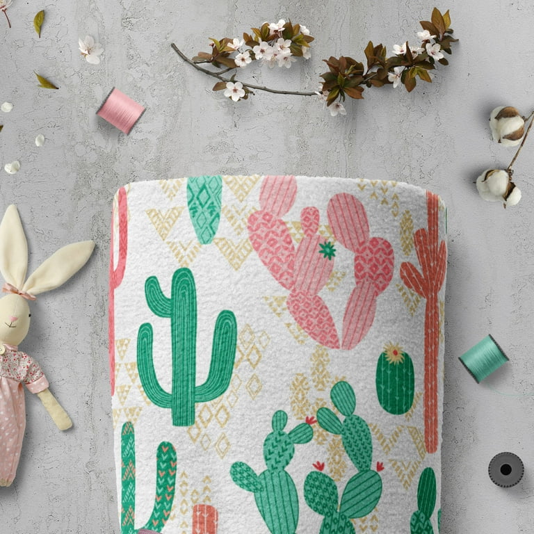 Cactus fleece fabric sale