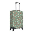 thumbnail image 3 of Easygdp Retro Hippie Groovy Mushroom Print Elastic and Washable Suitcase Protective Cover with Hidden Zipper Fits 18-32 inch Luggage -X-Large, 3 of 9