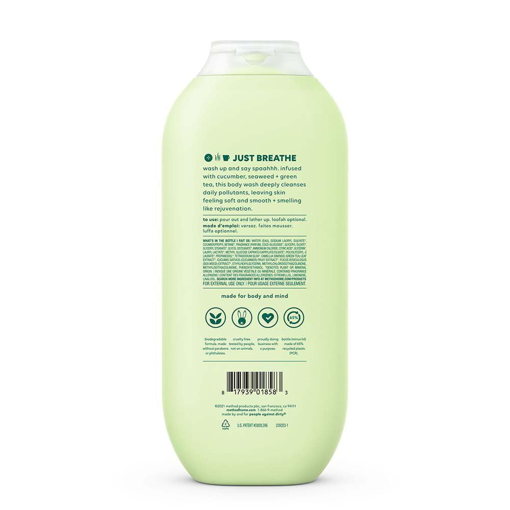 Method Body Wash 3 Scent Variety Pack, 1 Simply Nourish, 1 Pure Peace, 1 Daily Zen, 18 oz Each (Variety Pack)