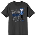 thumbnail image 4 of Coraline Twisty Witchy Girl Crew Neck Short Sleeve Men's Charcoal T-shirt-Medium, 4 of 7