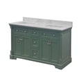 thumbnail image 6 of Sydney 60" Double Bathroom Vanity with Sage Green Cabinet and Carrara Marble Top, 6 of 6