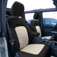 thumbnail image 2 of TLH Beige Front Set Neoprene Custom Fit Seat Covers for 2021 - 2022 Ford Bronco Front Size SUV with Water Resistant Neosupreme Insert, 2 of 4