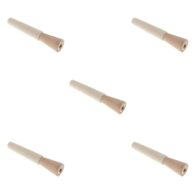 Ounissouiy Regalos únicos, cono de pulido de fieltro montado para pulir anillos, herramientas de palo de pulido de anillo interior de fieltro de Type2 NO2