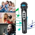 thumbnail image 1 of 4 In 1 Karaoke Wireless Microphone Toy With Led Lights Portable Microphone For Kids, 1 of 1