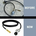 thumbnail image 5 of 5Ft Propane Adapter Hose and Regulator Replacement Kit for Roadtrip Grills,QCC1 Low-Pressure Propane Adapter, 5 of 5