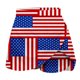 thumbnail image 4 of Faldas de Verano para las Mujeres Impresión Hoja Plisado Tenis Atlético Elástico Pantalones Cortos, Falso Dos Piezas Pantalones Falda para Diario, 4 of 6