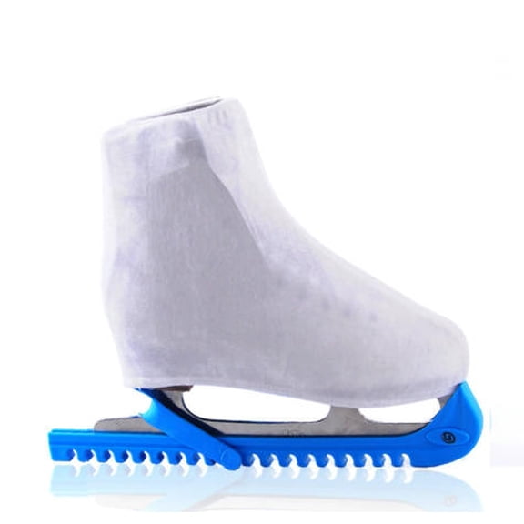 TABLZONE 1Pair White Roller Skate Boot Covers Durable Stretch Sleeve for Figure Skating and Practice