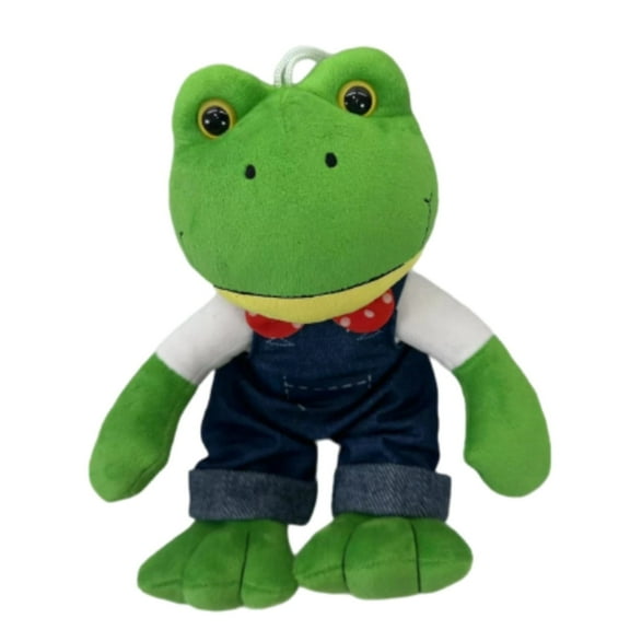 Green Frog Plush, 9.8" Plush Dolls Cute Frog Stuffed Animal, Soft Frog Stuffed Animal Cute Plushies Stuffed Figure Throw Pillows, Xmas Halloween Gifts for Fans