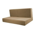 thumbnail image 4 of jiaping 4 Pieces Cushion Covers, RV Seat Covers, Easy Fitted Soft Dinette Cushion brown, 4 of 8