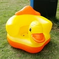 thumbnail image 3 of Bangcool Baby Sofa Inflatable Thicken Duck Design Baby Sitting Chair Infant Support Seat, 3 of 7