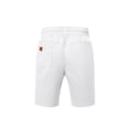 thumbnail image 3 of Lmnyox Mens Casual Shorts Loose Plain Elastic Waist Cotton Linen Shorts Vintage Summer Beach Shorts with Pocket, 3 of 6