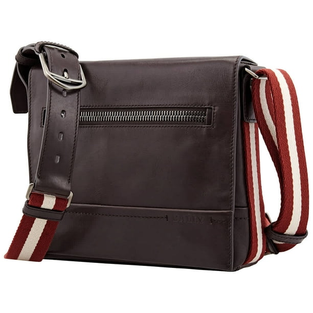 Authentic Second Hand Bally Leather Messenger Bag